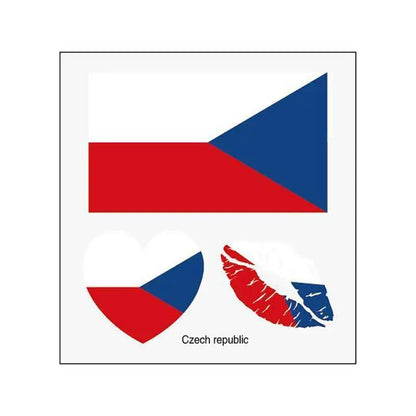 2026 Soccer Season Match Day Fan Supplies Waterproof Temporary 48 Nations Flag Face Tattoos 10Pcs per Country or 48Pcs Mixed Party Stickers