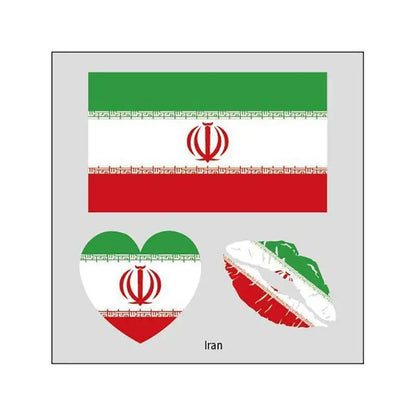 2026 Soccer Season Match Day Fan Supplies Waterproof Temporary 48 Nations Flag Face Tattoos 10Pcs per Country or 48Pcs Mixed Party Stickers