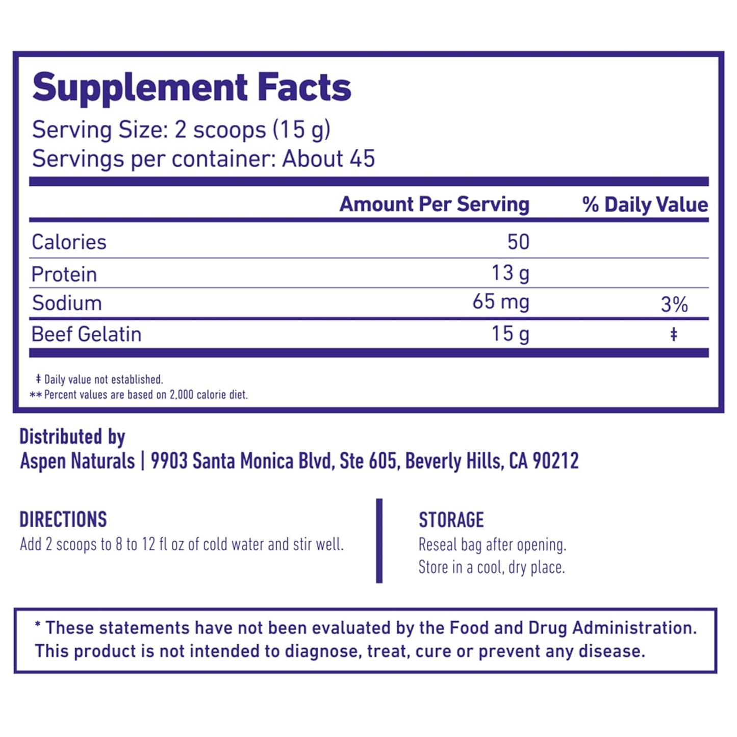 Beef Gelatin Powder Unflavored 24 Oz | Grass Fed, Pasture-Raised | Non-Gmo, Gluten-Free, Paleo-Friendly | Premium Culinary Gelatin | Cooking, Baking, Gummies, Marshmallows & More