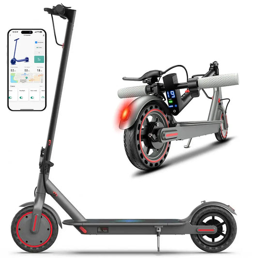 Summervibes AOPO Electric Scooter with 350W Motor | 19 Mph Top Speed, 16 Miles Range, 36V Battery | Foldable Design with App Control & Dual Braking System | Perfect Gift for Family and Friends