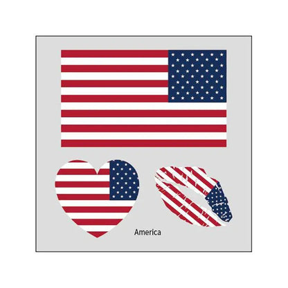 2026 Soccer Season Match Day Fan Supplies Waterproof Temporary 48 Nations Flag Face Tattoos 10Pcs per Country or 48Pcs Mixed Party Stickers