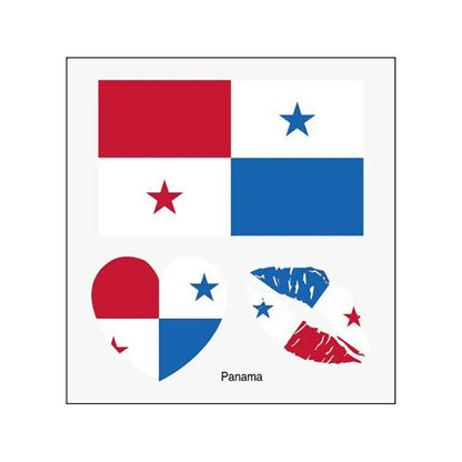2026 Soccer Season Match Day Fan Supplies Waterproof Temporary 48 Nations Flag Face Tattoos 10Pcs per Country or 48Pcs Mixed Party Stickers