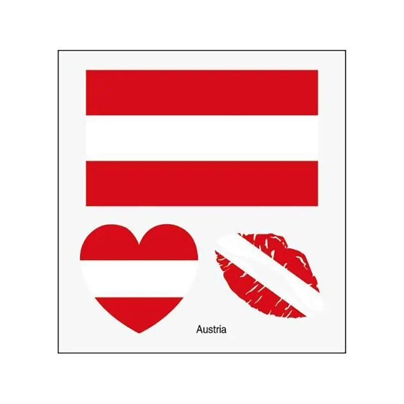 2026 Soccer Season Match Day Fan Supplies Waterproof Temporary 48 Nations Flag Face Tattoos 10Pcs per Country or 48Pcs Mixed Party Stickers