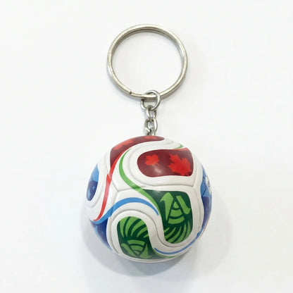 Soccer Trophy & Football Keychain Set – Premium Sports Fan Collectible, Metal Key Ring Accessories