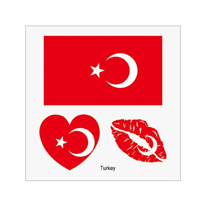 2026 Soccer Season Match Day Fan Supplies Waterproof Temporary 48 Nations Flag Face Tattoos 10Pcs per Country or 48Pcs Mixed Party Stickers