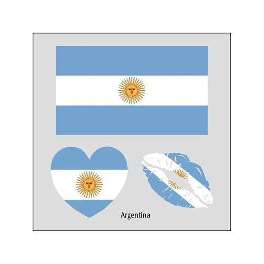2026 Soccer Season Match Day Fan Supplies Waterproof Temporary 48 Nations Flag Face Tattoos 10Pcs per Country or 48Pcs Mixed Party Stickers