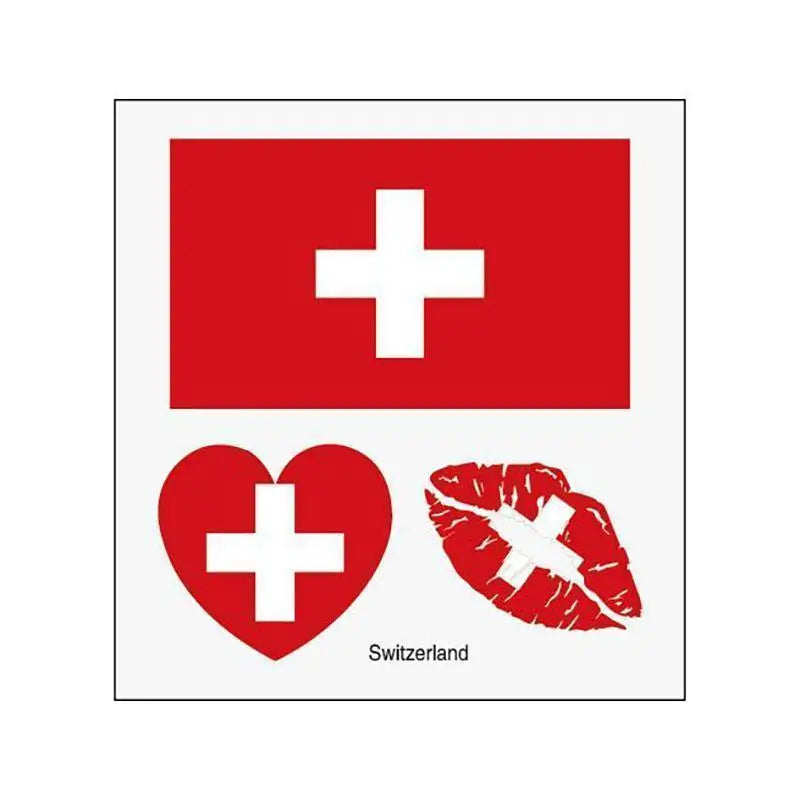 2026 Soccer Season Match Day Fan Supplies Waterproof Temporary 48 Nations Flag Face Tattoos 10Pcs per Country or 48Pcs Mixed Party Stickers