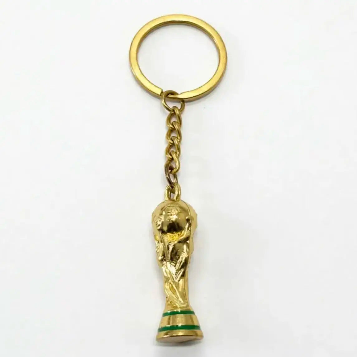 Soccer Trophy & Football Keychain Set – Premium Sports Fan Collectible, Metal Key Ring Accessories